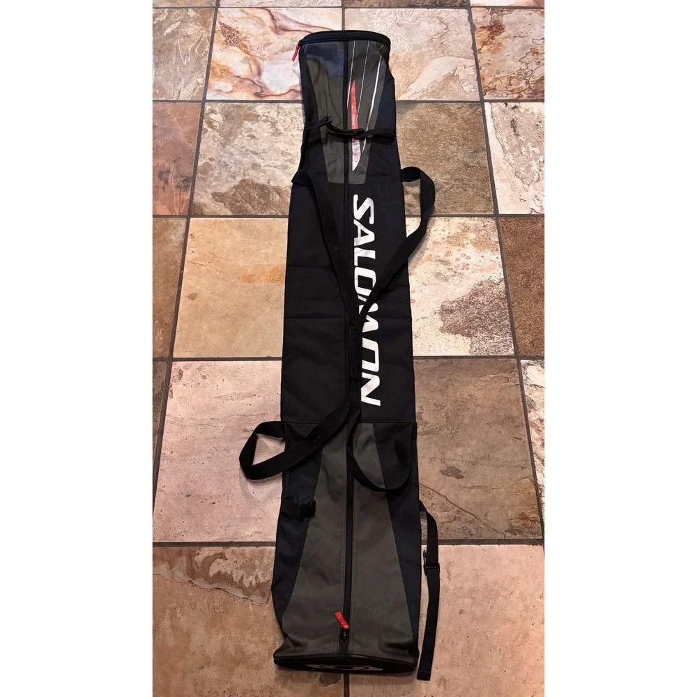 Salomon‎ 160+20 Ski Snowboard Bag Black Carry Strap Zipper Closure 5